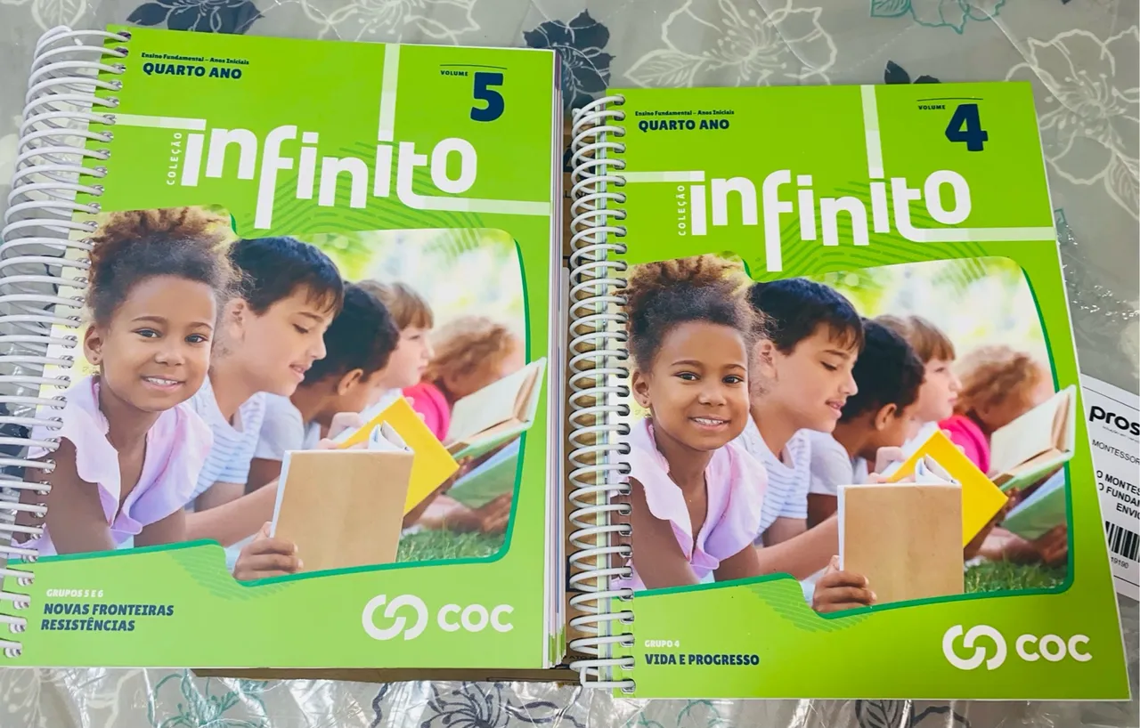 Livro didático coleção infinito COC Volume 5