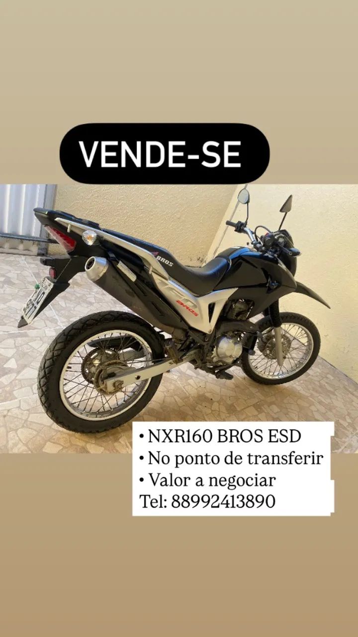 Honda NXR 160 Bros ESD 2015 - Pronta para transferir - Foto 4