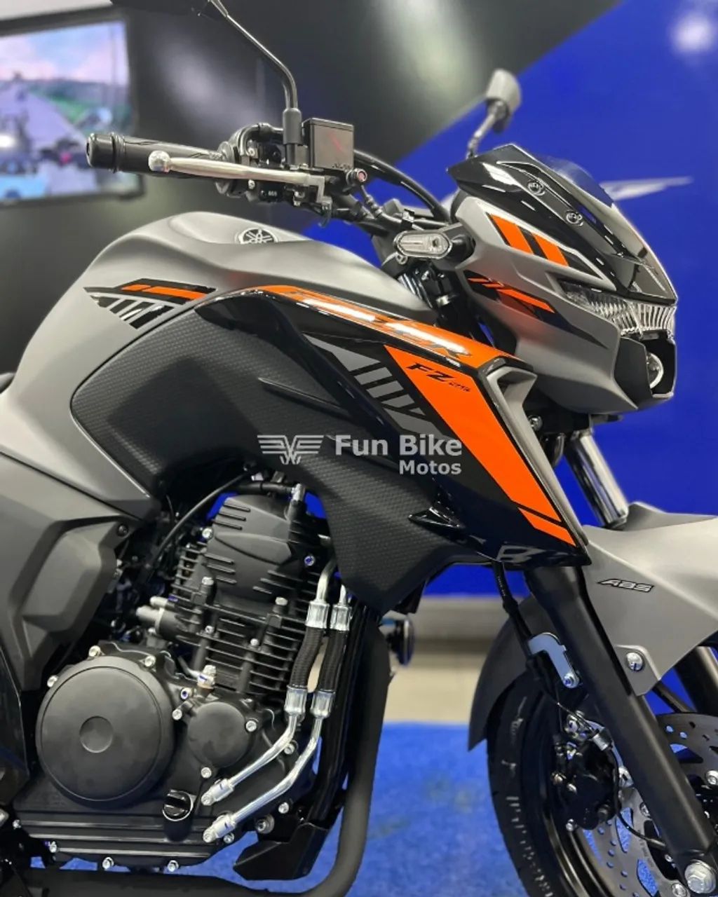 NOVA FZ25 ABS CONNECTED 25/25 0KM - CINZA FOSCA - PRONTA ENTREGA - PAGOU,LEVOU - MENOR $ ! - Foto 4