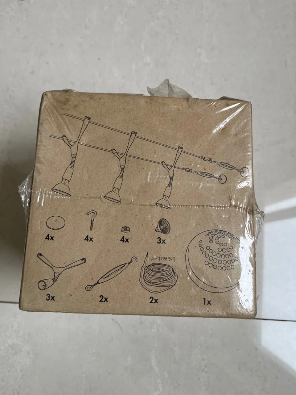 Luminária com fios Ikea com dicróicas  - Foto 2
