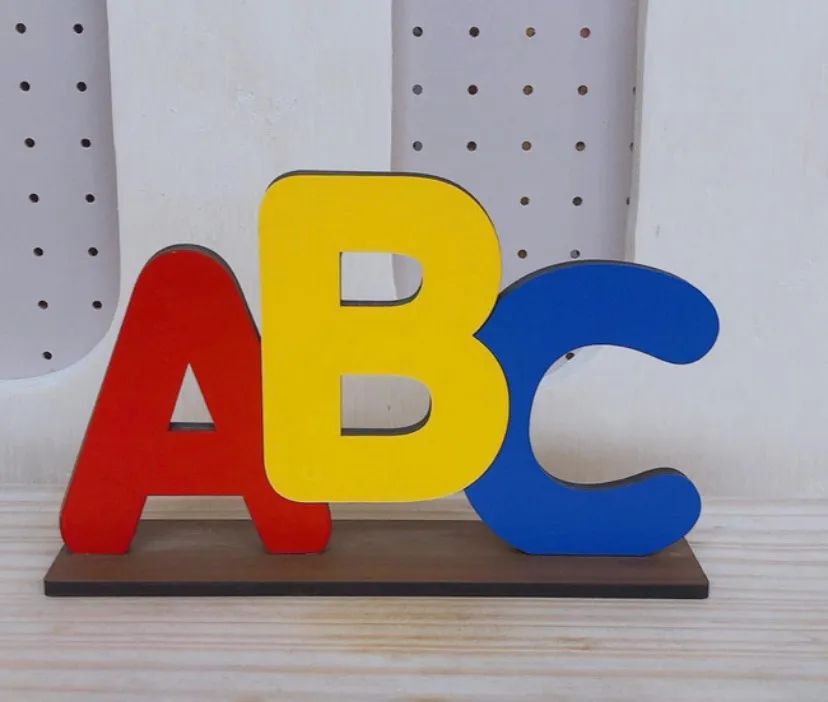 Display de Mesa Personalizado ABC - 5 unidades