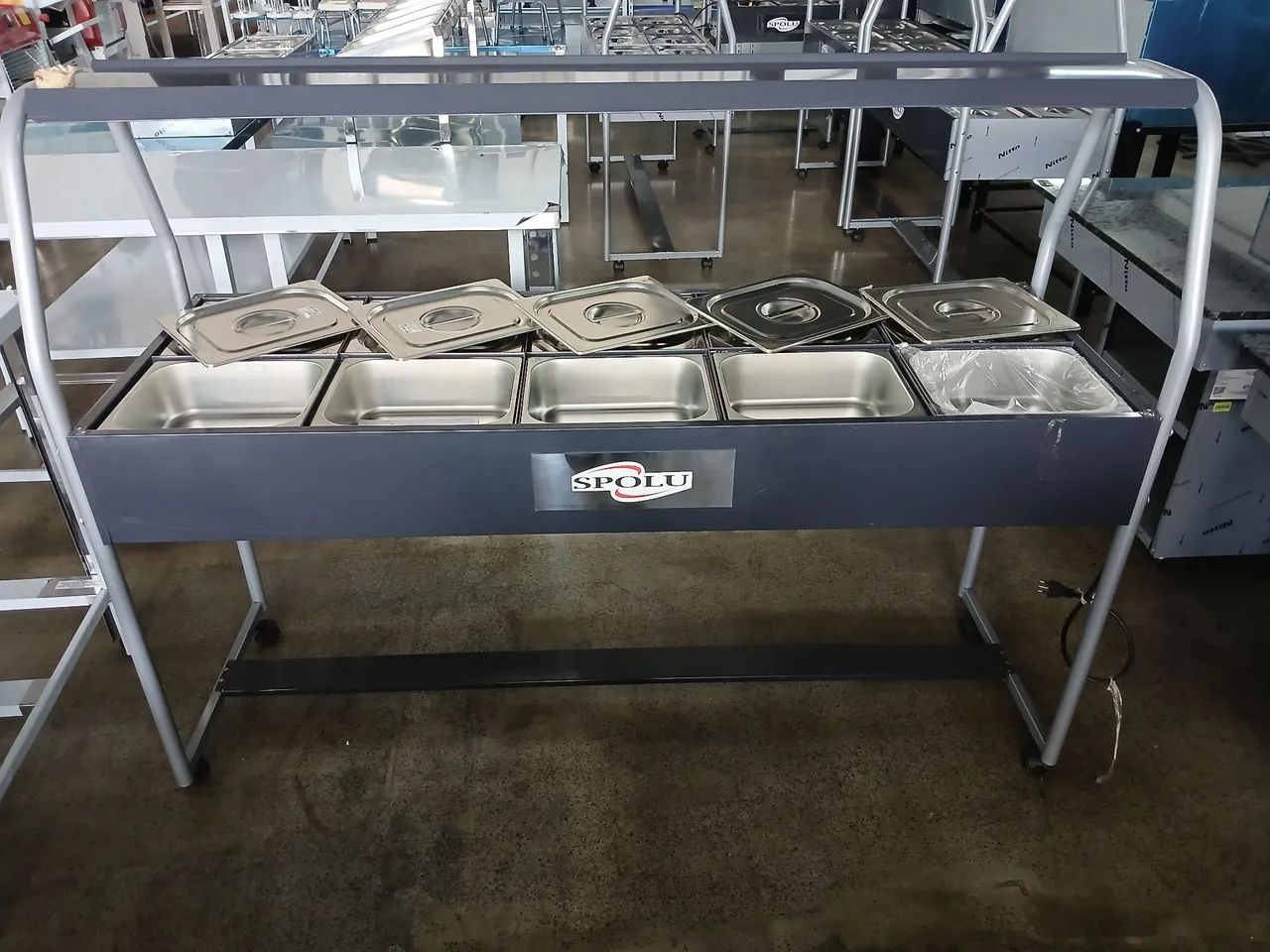 Buffet Térmico Para Restaurante 10 Cubas quentes Spolu  - Foto 2