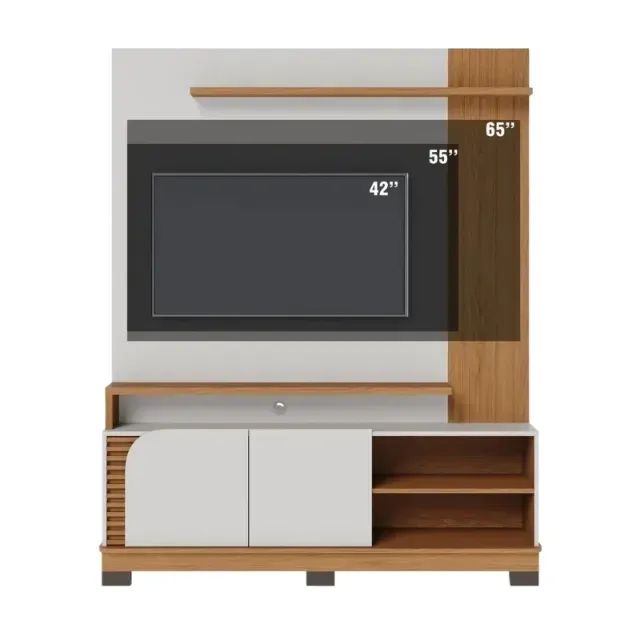 Receba em 24h, frete incluso! Home Jurerê Larg. 1.50m  para TV até 65" - Foto 4