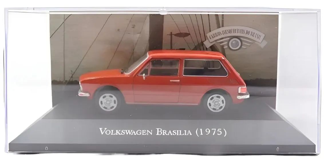 Miniatura Volkswagen Brasília 1975 inesquecíveis do Brasil 