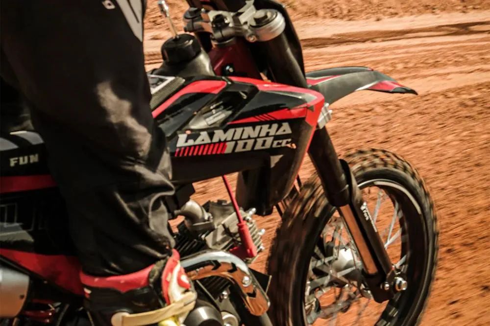 LAMINHA 100 MINI MOTO ARO 14X12 VERMELHA 2025/2025 - Foto 2