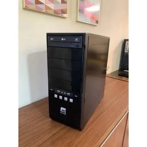 Computador Desktop Preto - Ideal para uso geral