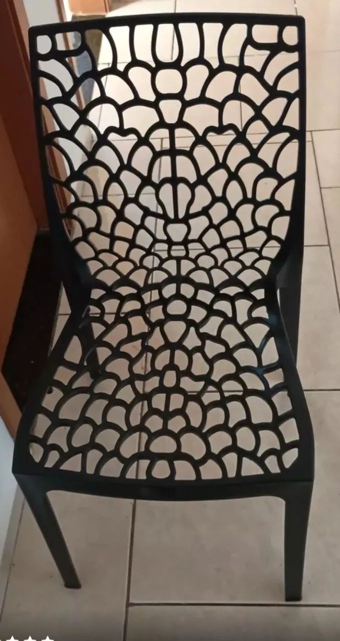 Cadeiras Design Moderno - Preto - Foto 2