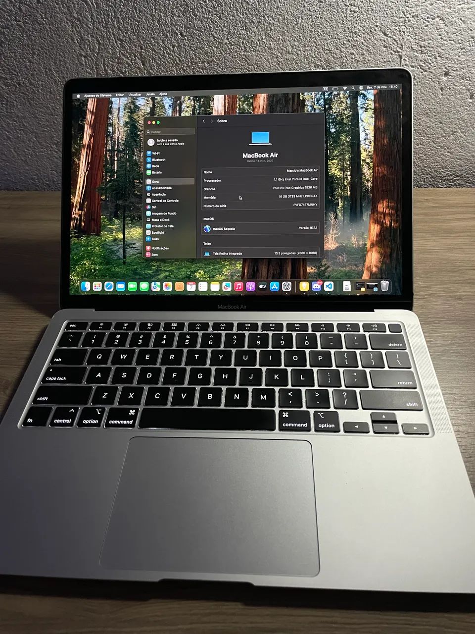 MacBook本体 MacBook Air Retina 2020 i3 8GB/256GB Macbook Air 2020 com Core i3, SSD 256GB | KaBuM!