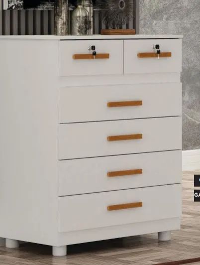 Cômoda Paraty MDF com chave!