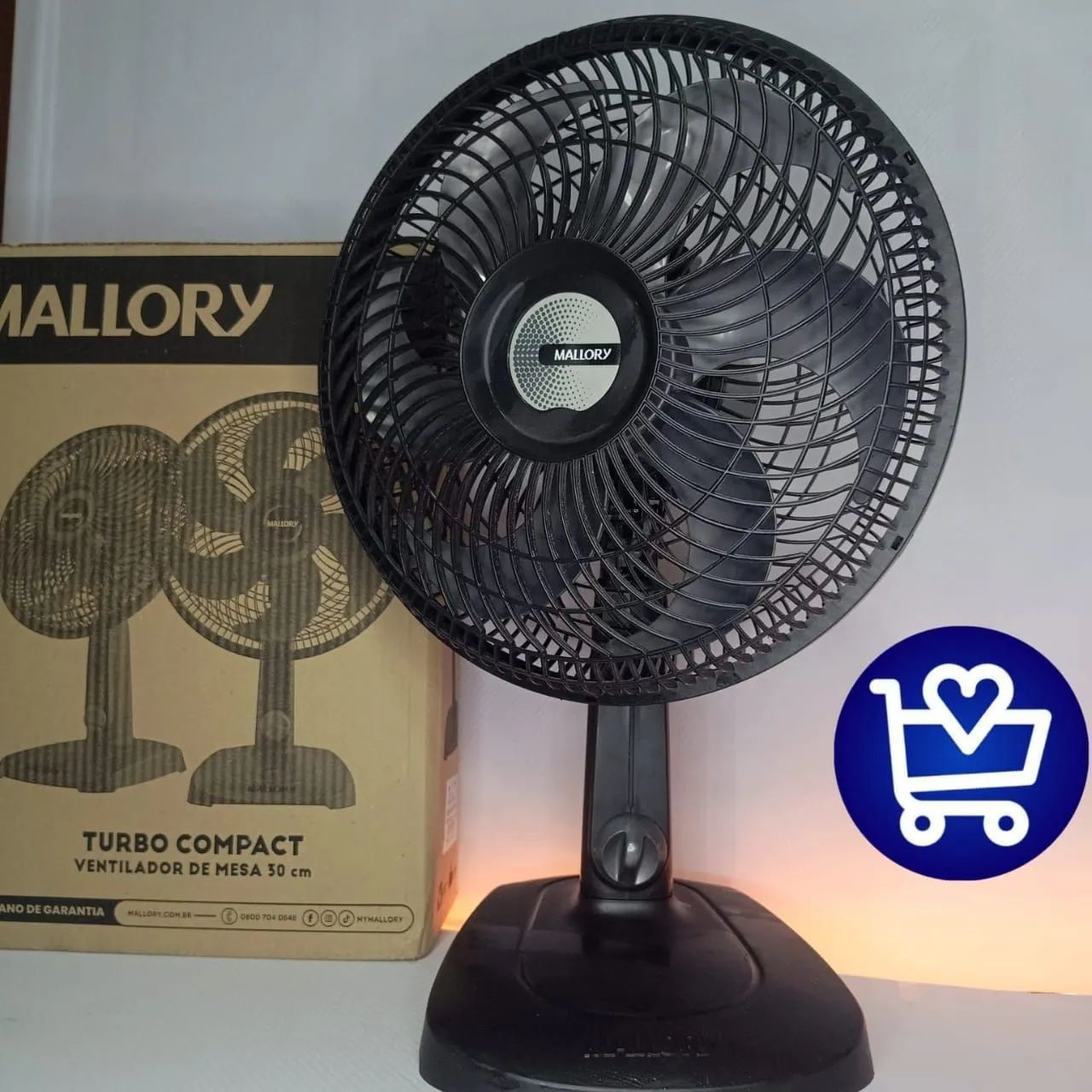 Ventilador de Mesa Mallory Turbo Compact 30cm - Foto 2