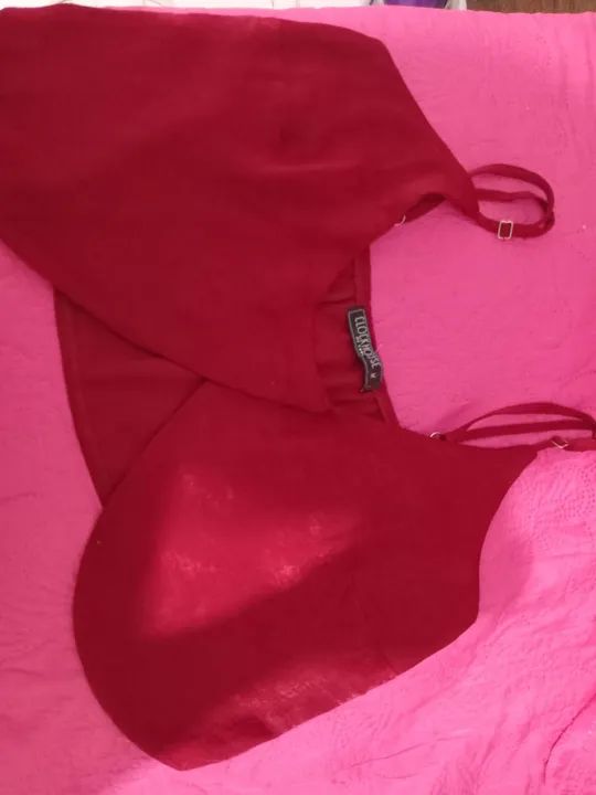 Cropped vermelho 