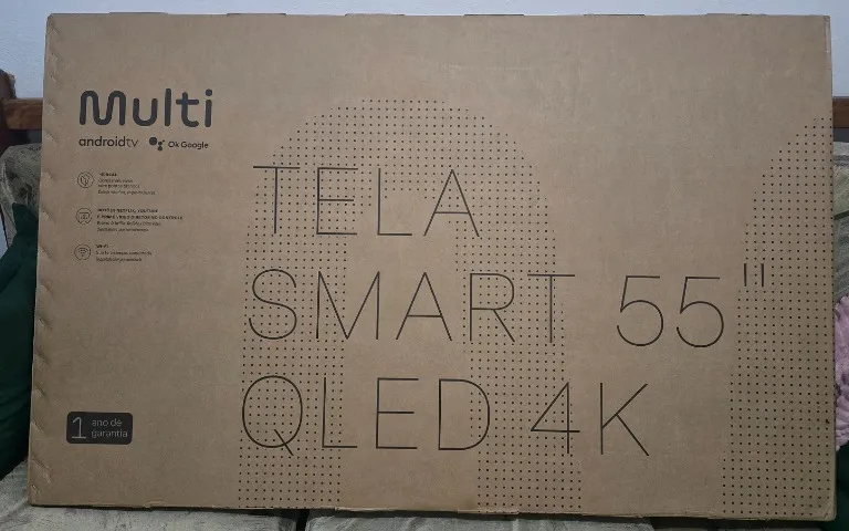 Smart TV QLED 55" 4K HDR Multi Android TL073M (Painel Linha QLED) + Nota Fiscal