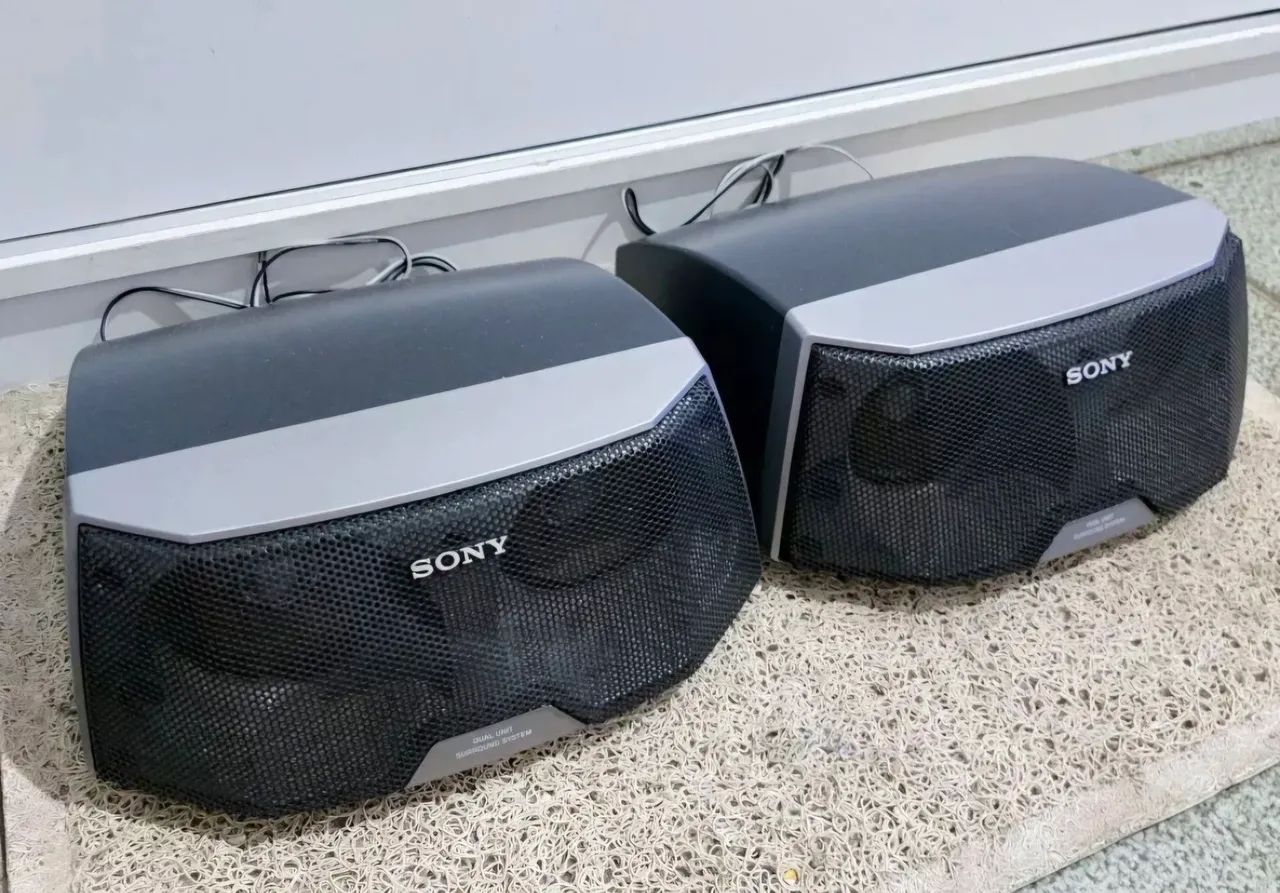 PAR CAIXAS SURROUND SONY DX7 MOD. SS-RS155 EXCELENTE ESTADO :)