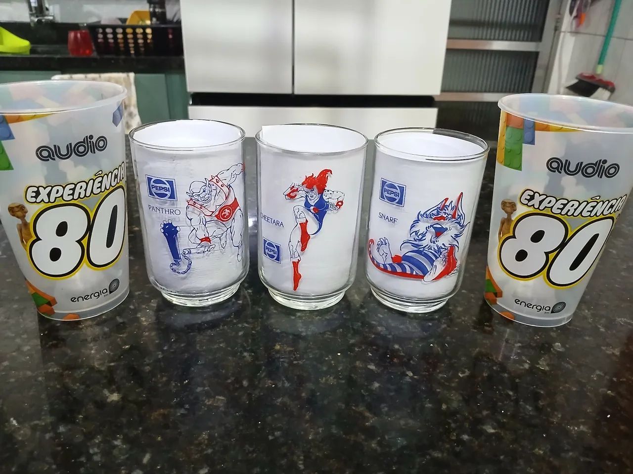 Copos de vidro Pepsi Thundercats 1986 - Foto 2