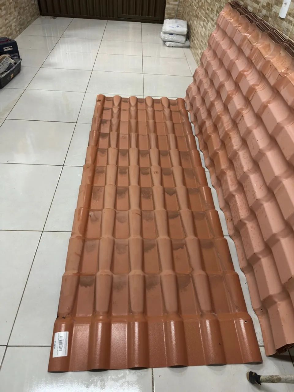 VENDO 13 TELHAS PVC PERFEITO ESTADO