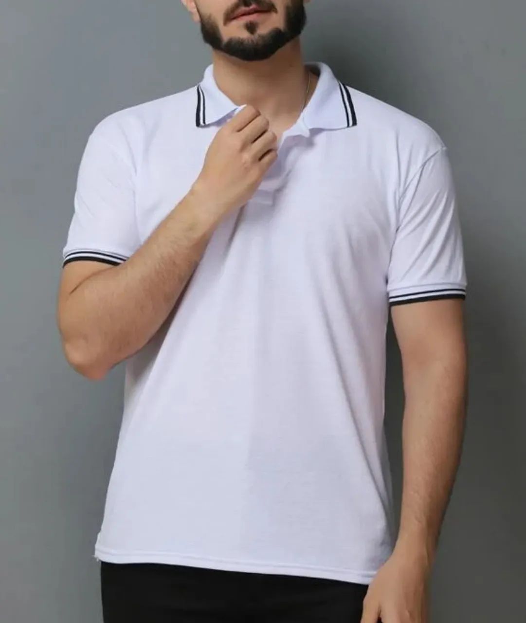 Camisas Gola Polo com Detalhes 