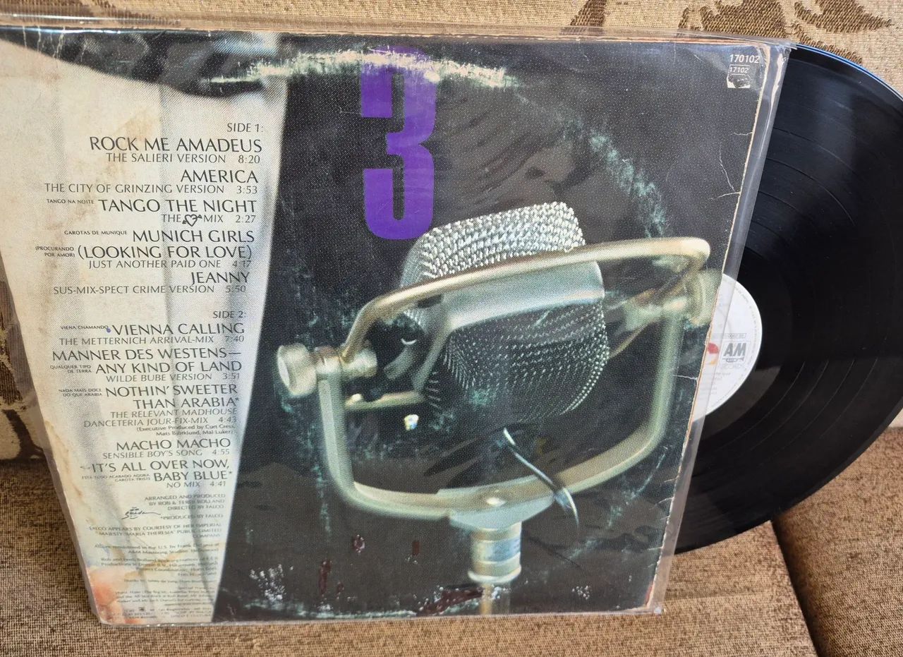 Lp vinil "Falco 3" - Falco (1985) - Foto 2