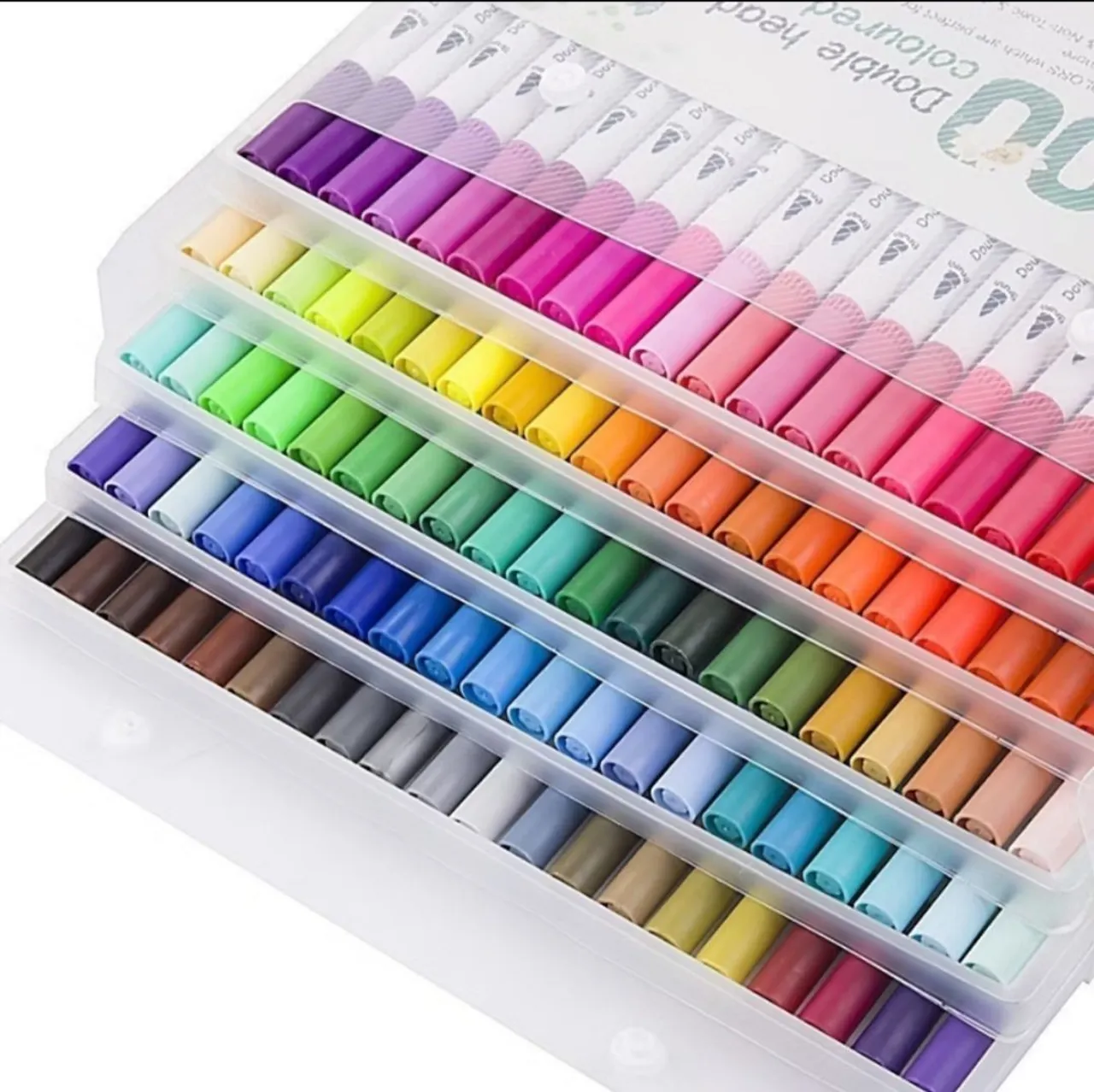 Kit de Canetas Dual Brush com 100 cores