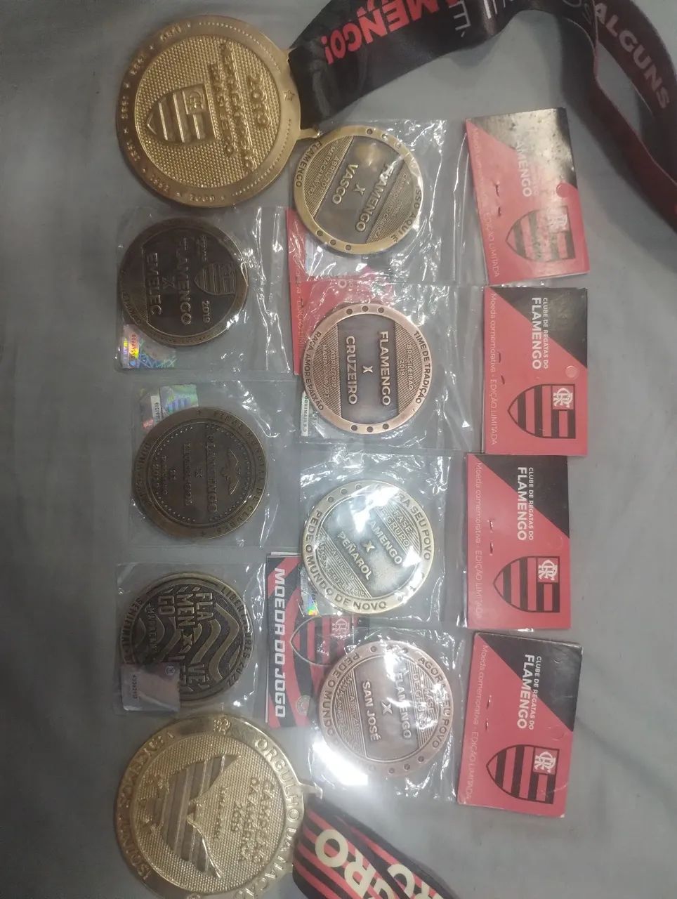 Medalhas / Moedas do Flamengo 