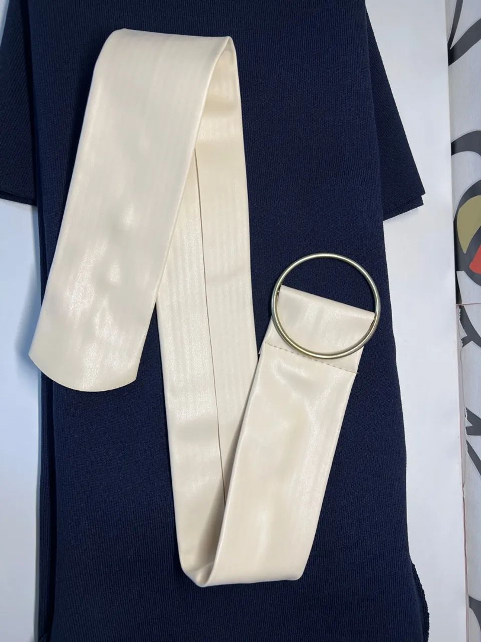 Cinto Feminino Zara com Fivela Redonda - Foto 2