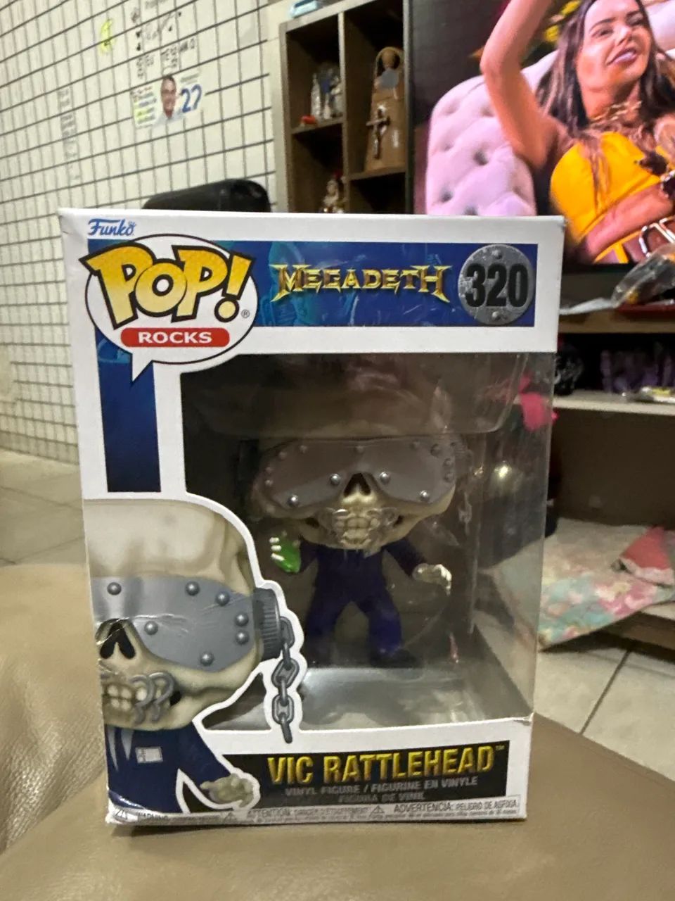Funko pop! Rocks Megadeth 320 Vic Rattlehead