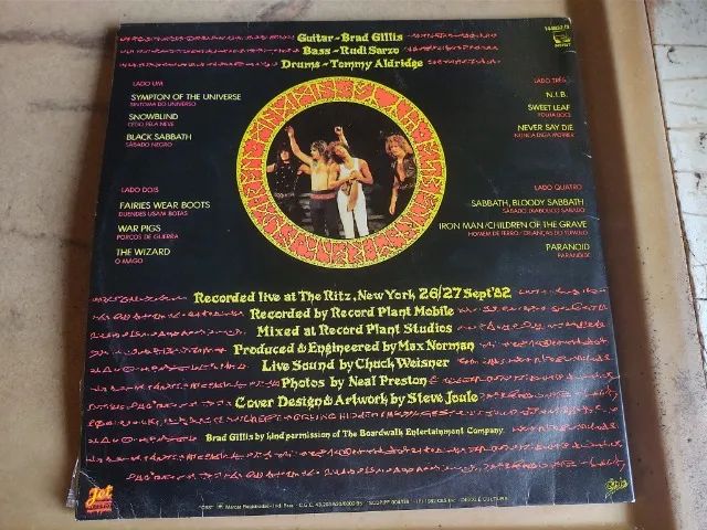 Ozzy Osbourne - Speak of the Devil Lp Vinil Duplo Ed. Nacional 1982 - Foto 2