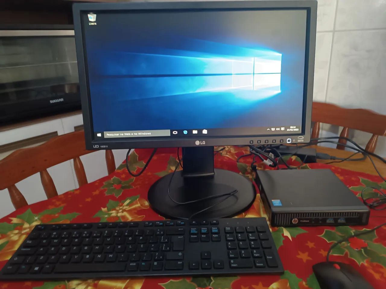 Kit mini CPU HP e Monitor 19" - Foto 5