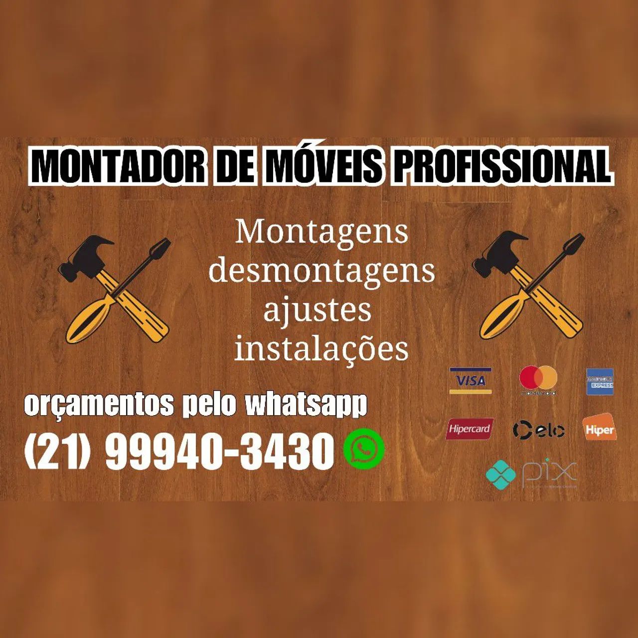 MONTADOR DE MOVEIS PROFISSIONAL 