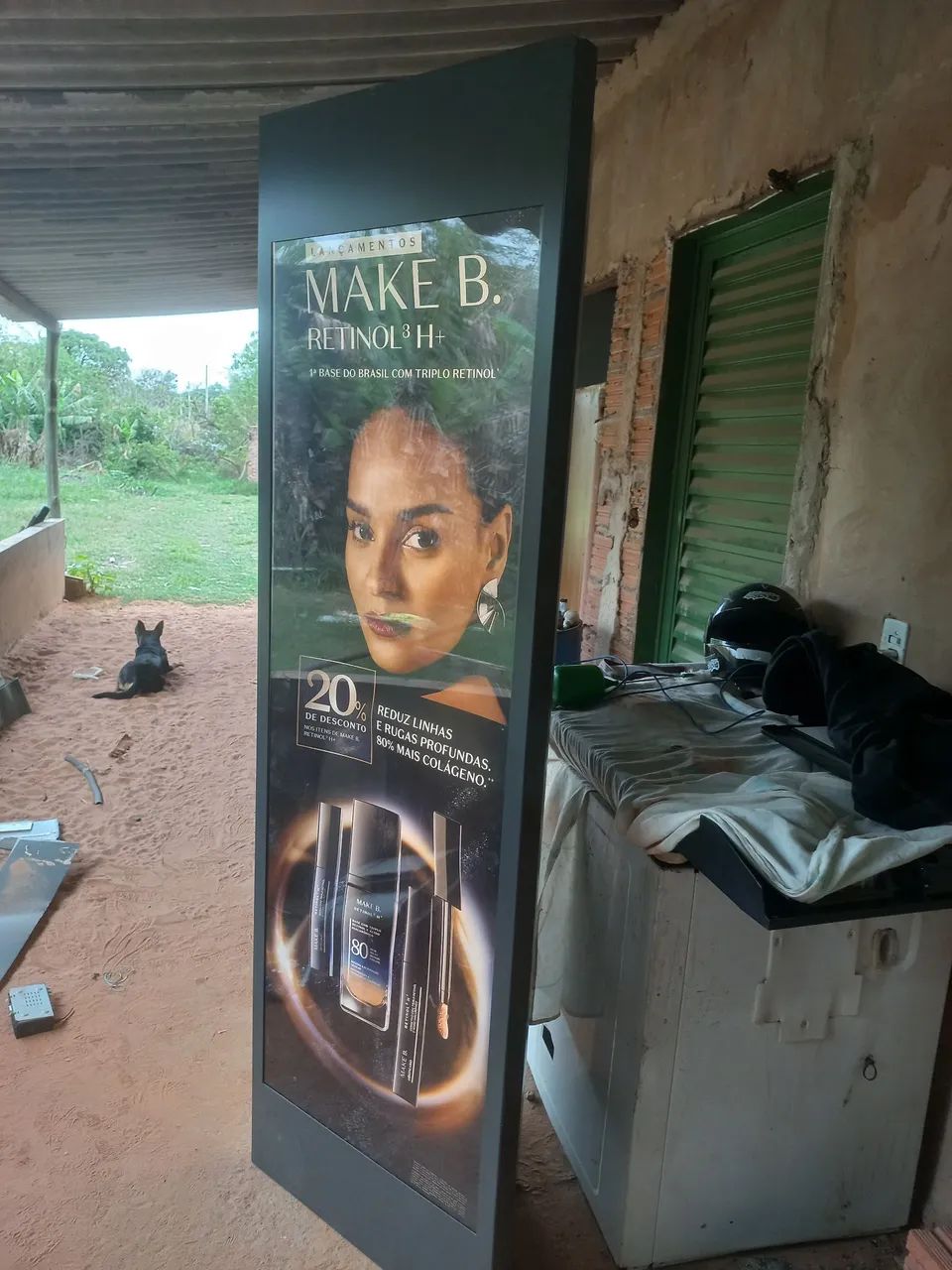 Outdoor profissional com led todo em latão 