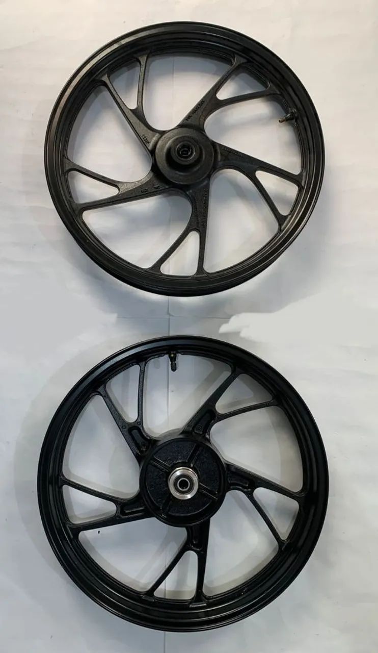 Par de rodas/Pé de galinha CG 160 Fan/Start 2025 original Honda  - Foto 3