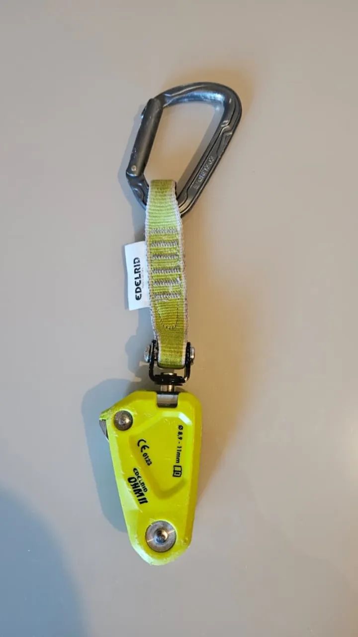 Freio de segurança Edelrid Ohm ii para escalada