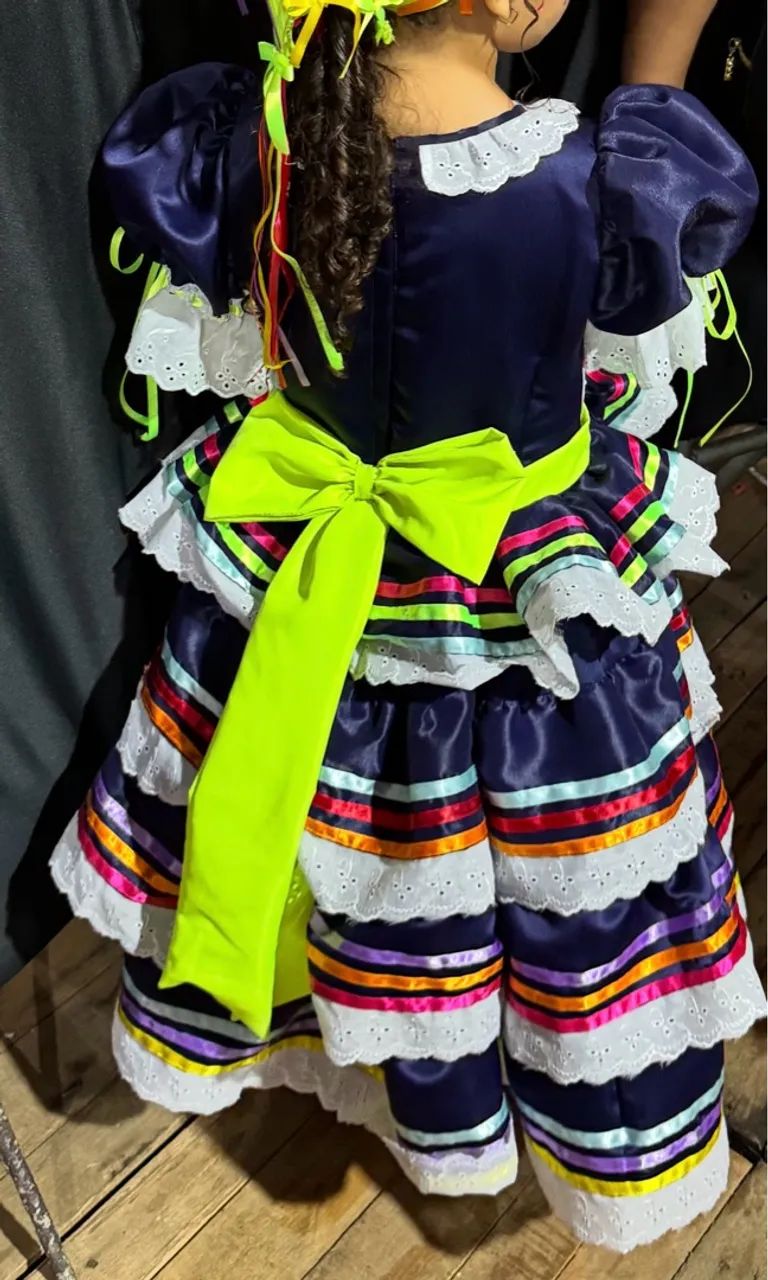 Vestido de São João tamanho 5 a 7 anos  - Foto 2