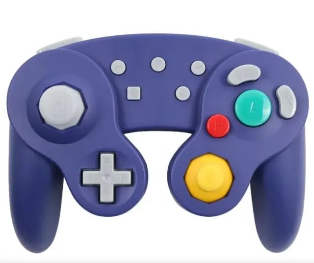 controle sem fio gamecube compatível com switch, switch 2, pc, steam, android e mac
