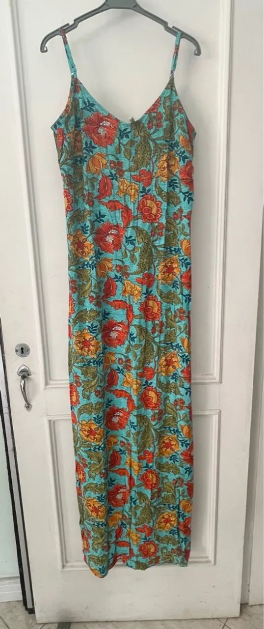 Vestido longo SOUTH CO plus size 