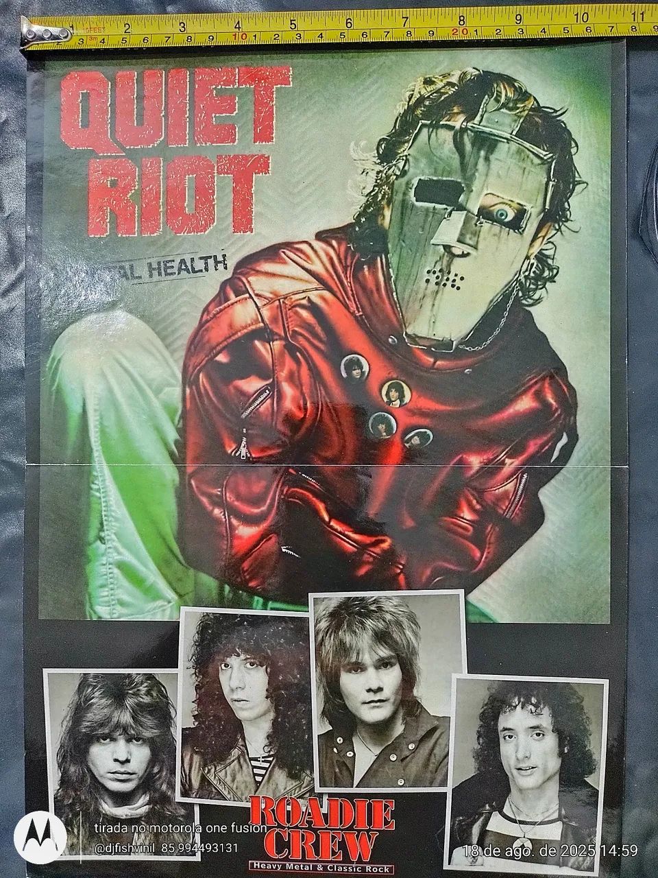 Posters da revista Roadie Crew. Bandas de rock variadas!  - Foto 4