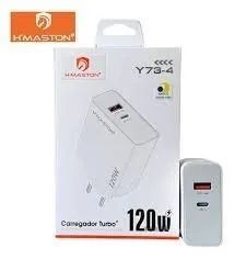 Fonte Carregador Turbo Usb/usb-c 120w Hmaston Cabeção para Celular