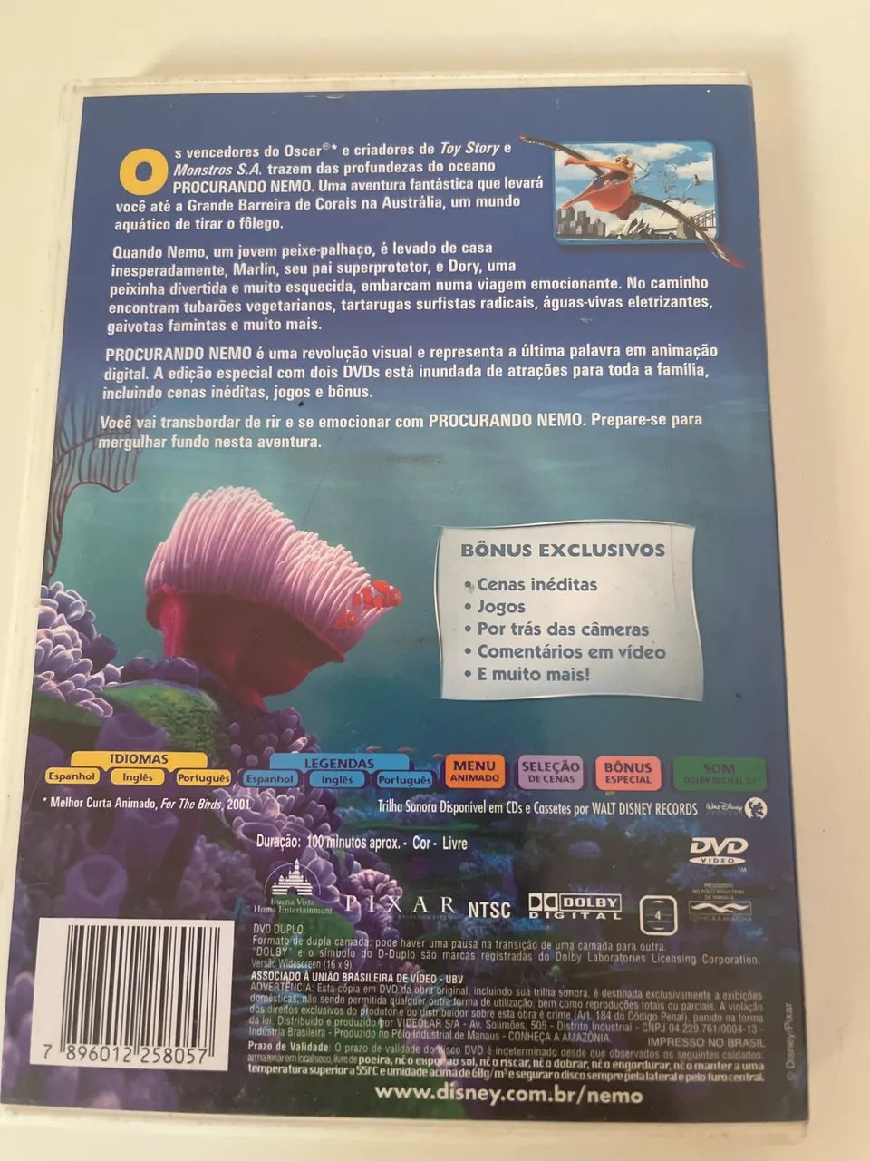 DVD duplo Procurando Nemo edição especial  - Foto 2