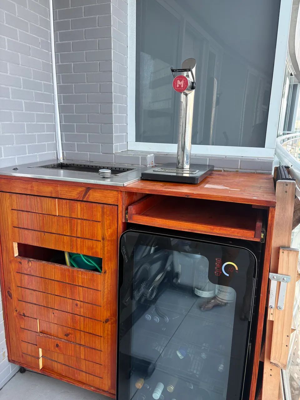 Churrasqueira as gás com móvel planejado  - Foto 2