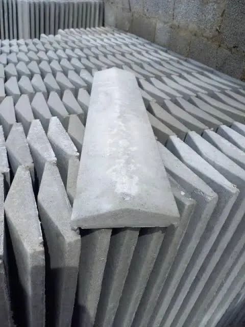 Chapéu de muro pingadeira em concreto, diversos tamanhos 