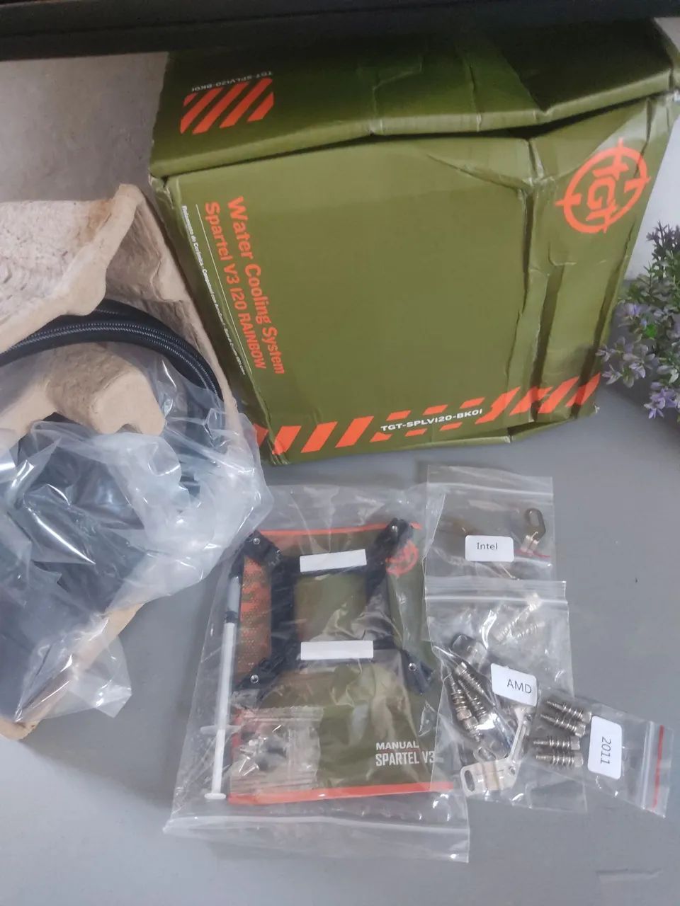 water cooler 120mm RGB - Foto 5