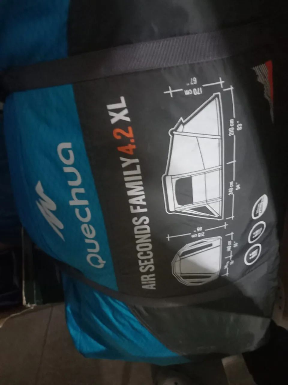 Barraca quechua air seconds family 4.2 xl