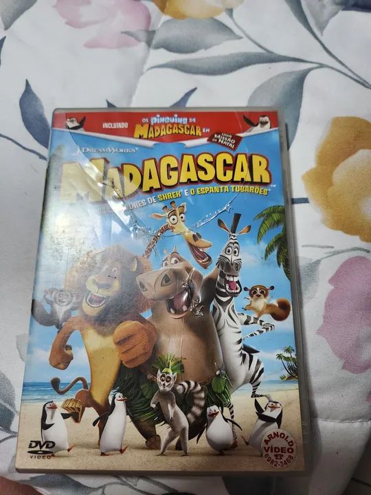 DVD do filme Madagascar