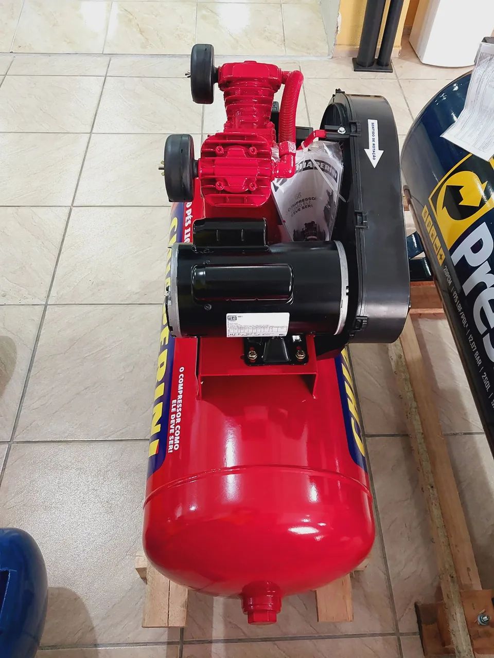 Compressor de Ar Chiaperini 10 pés 140psi 110L Profissional (Loja) - Foto 4