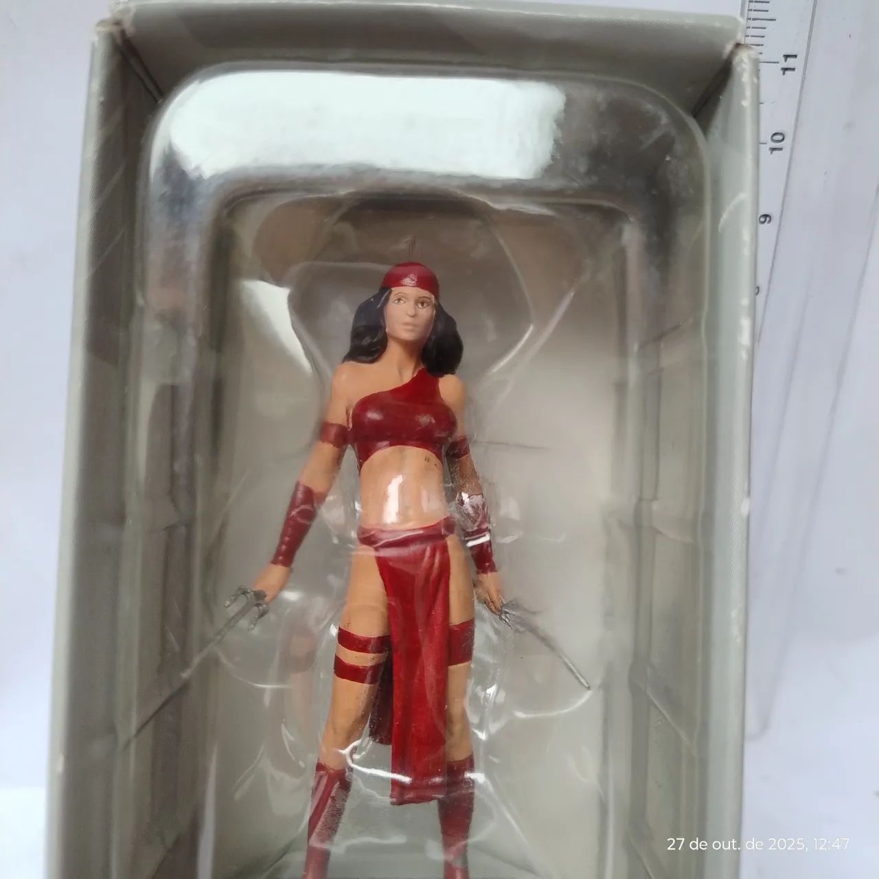 Coleção Eaglemoss Marvel 2008. Elektra Natchios. Nova lacrado. - Foto 2