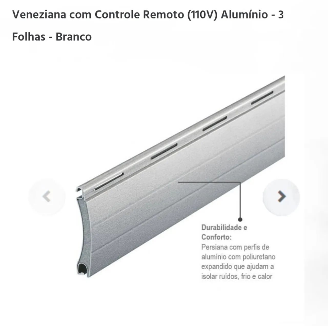 Porta esquadria de alumínio com veneziana motorizada. - Foto 2