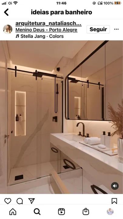 Cortina de vidro, espelho com Led, box king com película de segurança, vitrine loja. - Foto 4