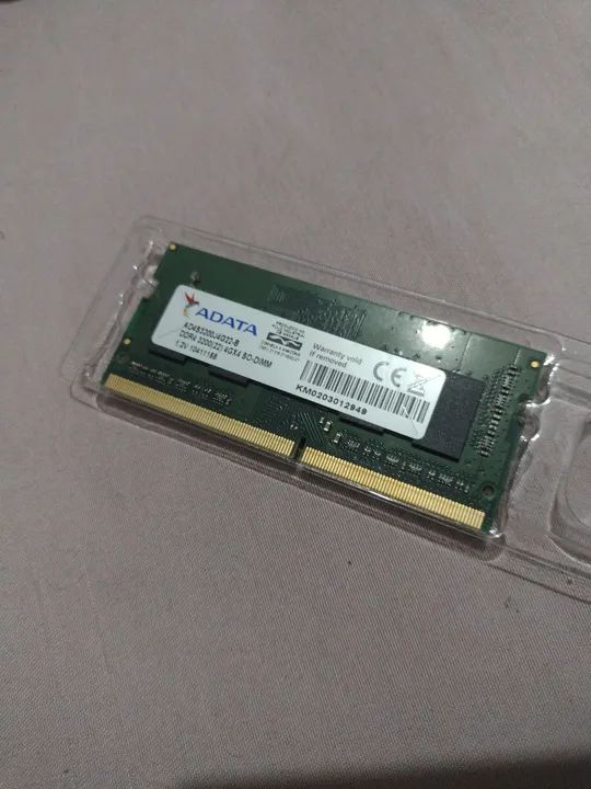 Memória RAM Notebook Adata DDR4 4GB 3200MHz