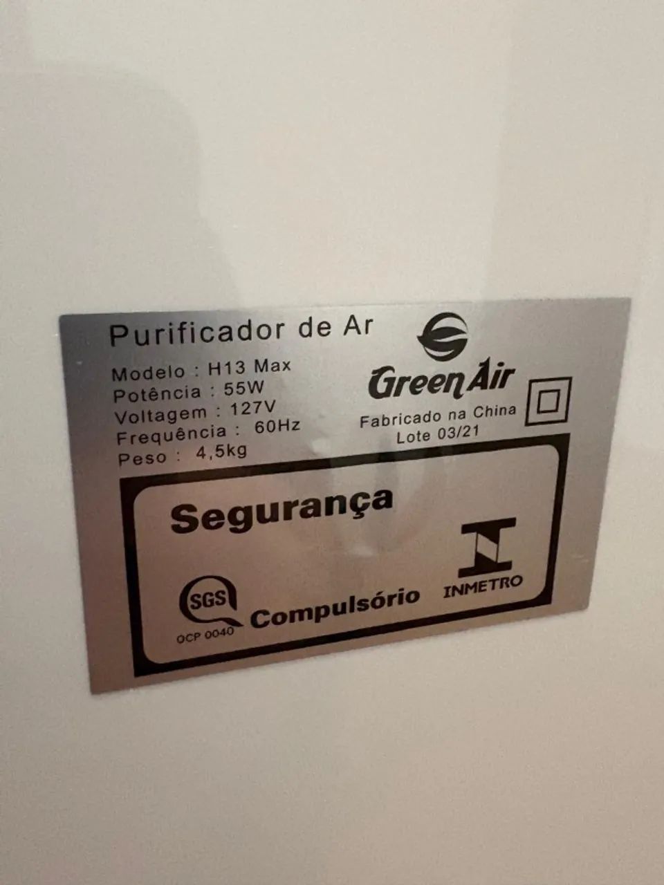 Purificador de Ar Green Air 7 Estágios H13 MAX 127V - Foto 6