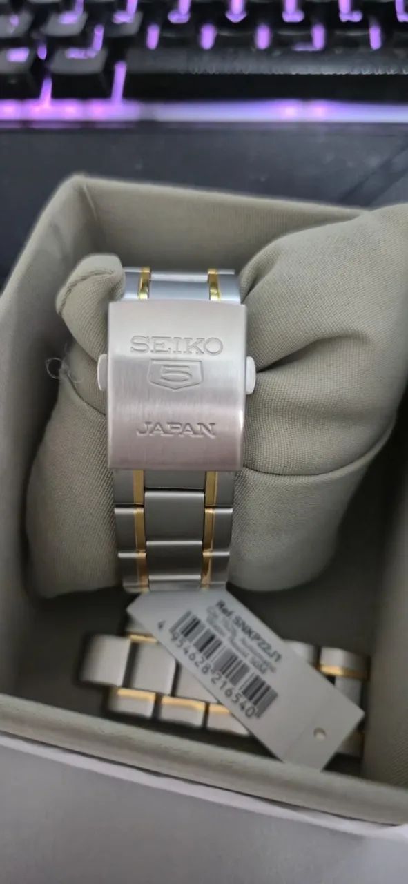 Seiko 5 com Dial em Árabe (Raro) - SNKP22J1  - Foto 4