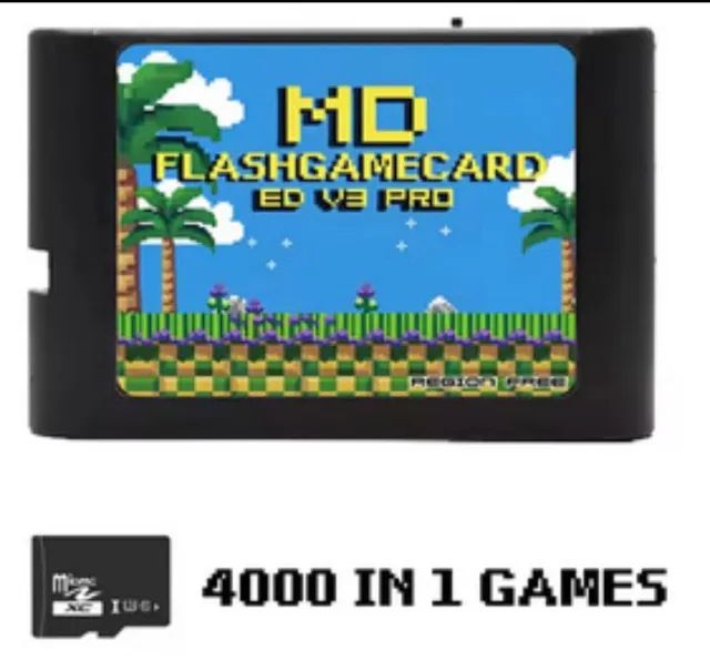 cartucho multi jogos flash card mega drive v3 - Foto 4